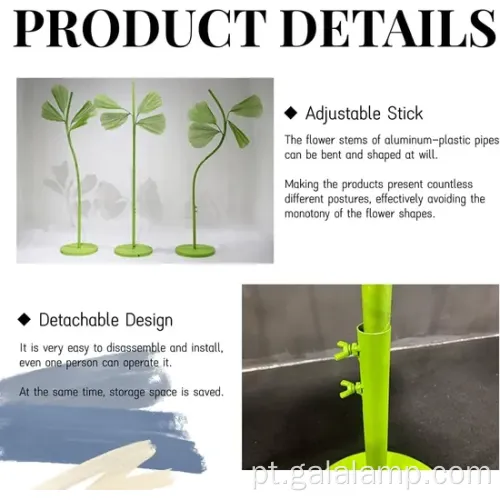 Decoração floral de peônia rosa encantadora com luz